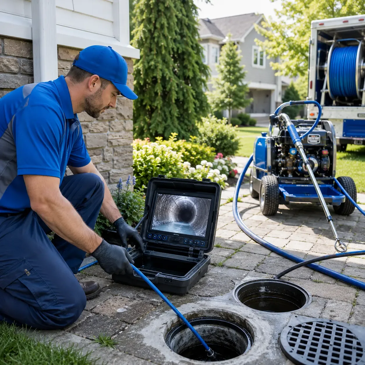 Outdoor drain cleaning professionals serving Warsaw, VA